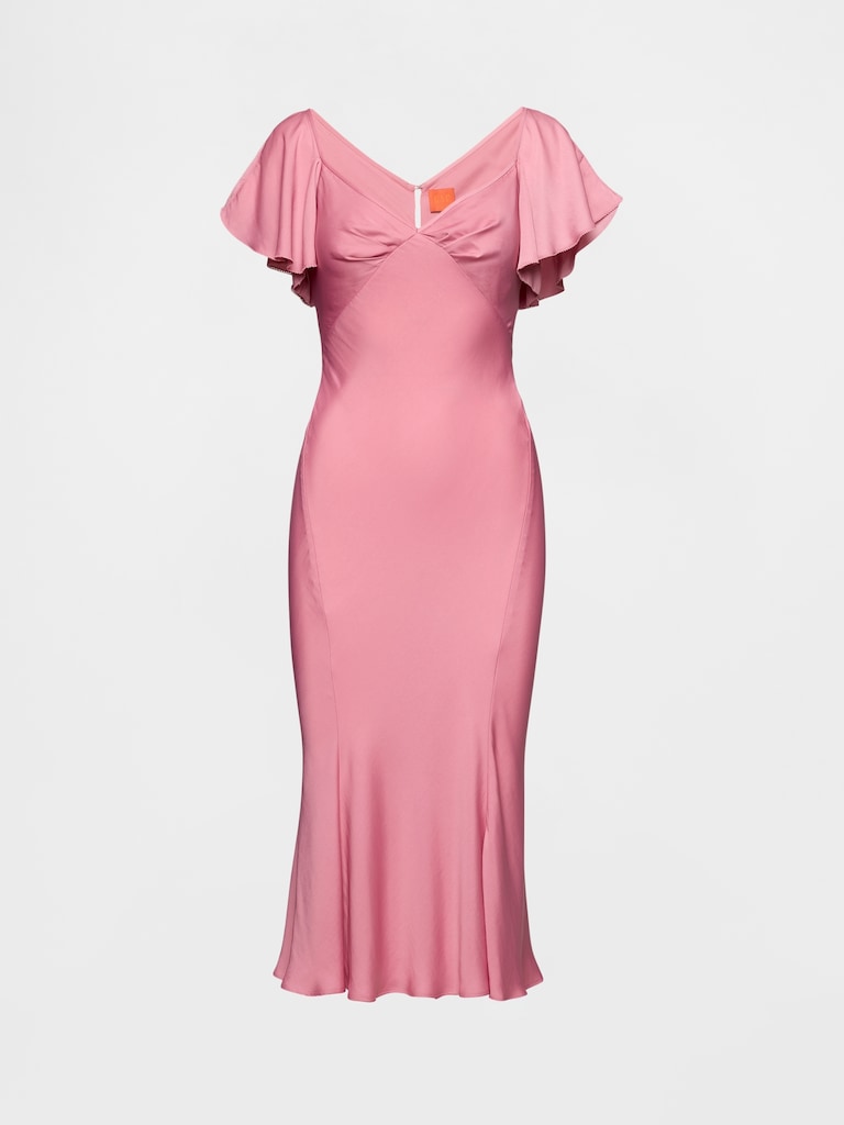 GapStudio Satin Midi Dress