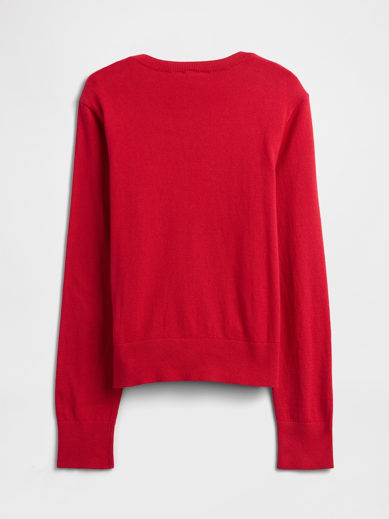 Kids Crewneck Cardigan