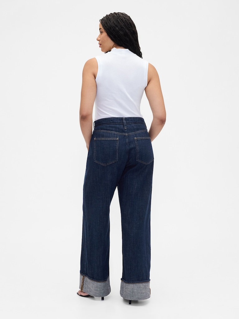 High Rise Wide-Leg Jeans