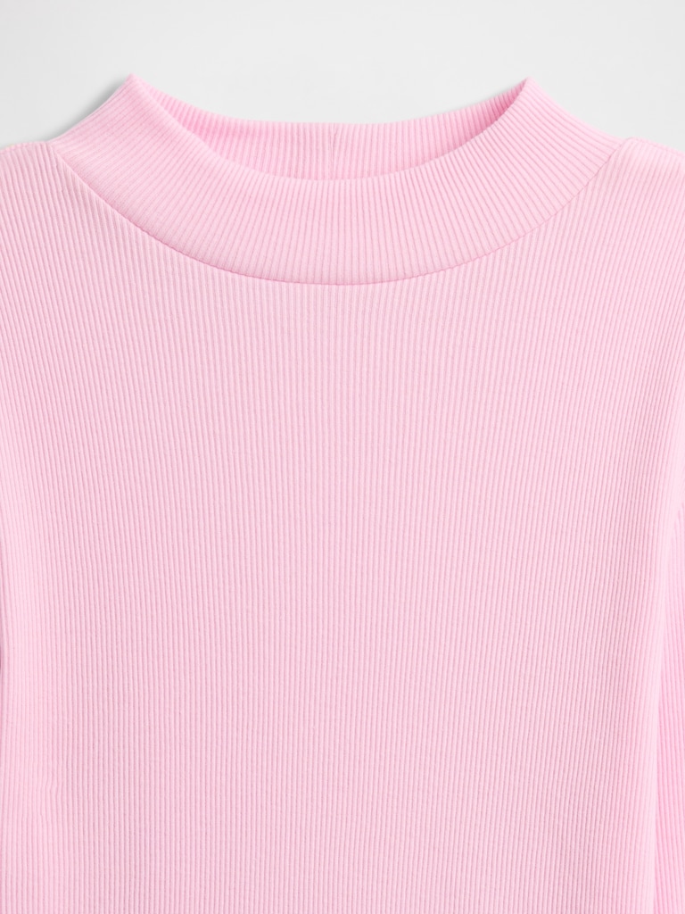 Kids Ribbed Mockneck Top
