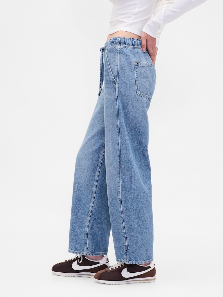 High Rise UltraSoft Barrel Jeans