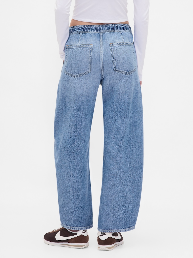 High Rise UltraSoft Barrel Jeans