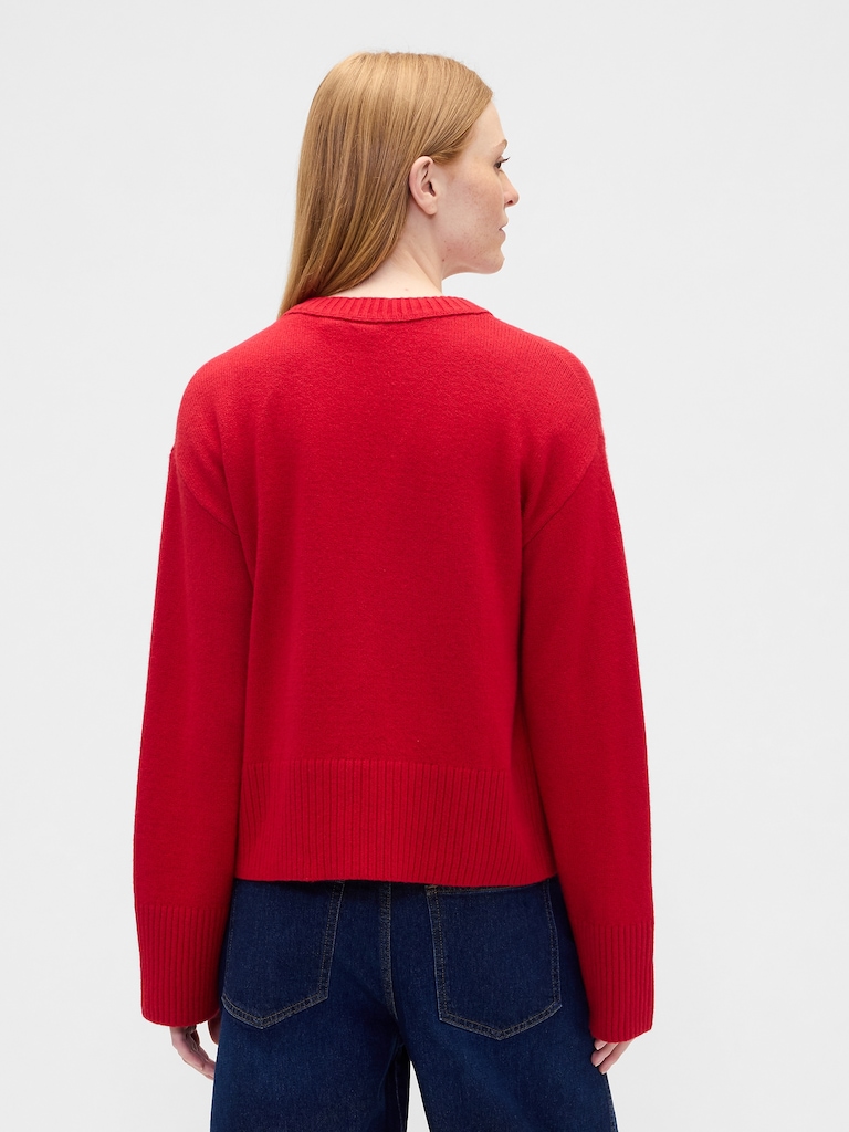CashSoft Relaxed Crewneck Sweater