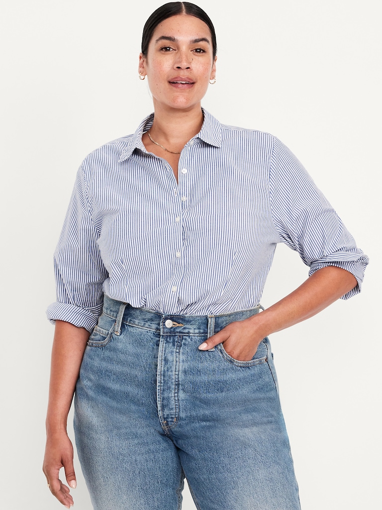 Slim Button-Down Striped Shirt