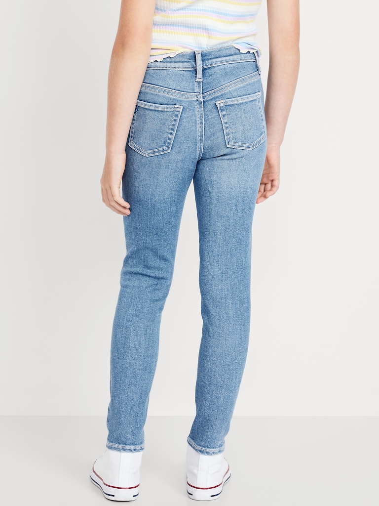 High-Waisted Rockstar 360° Stretch Jeggings for Girls