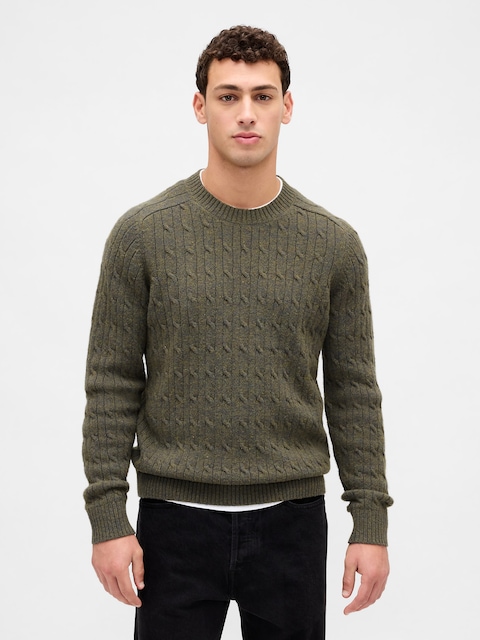 slim fit dress slacks Green Turtleneck Men's Knit Sweater - Wessi – Wessi