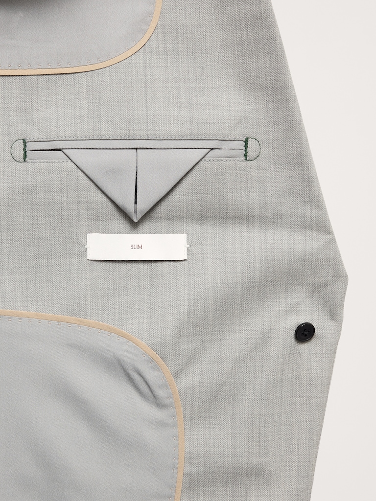 Slim Italian Wool Blazer