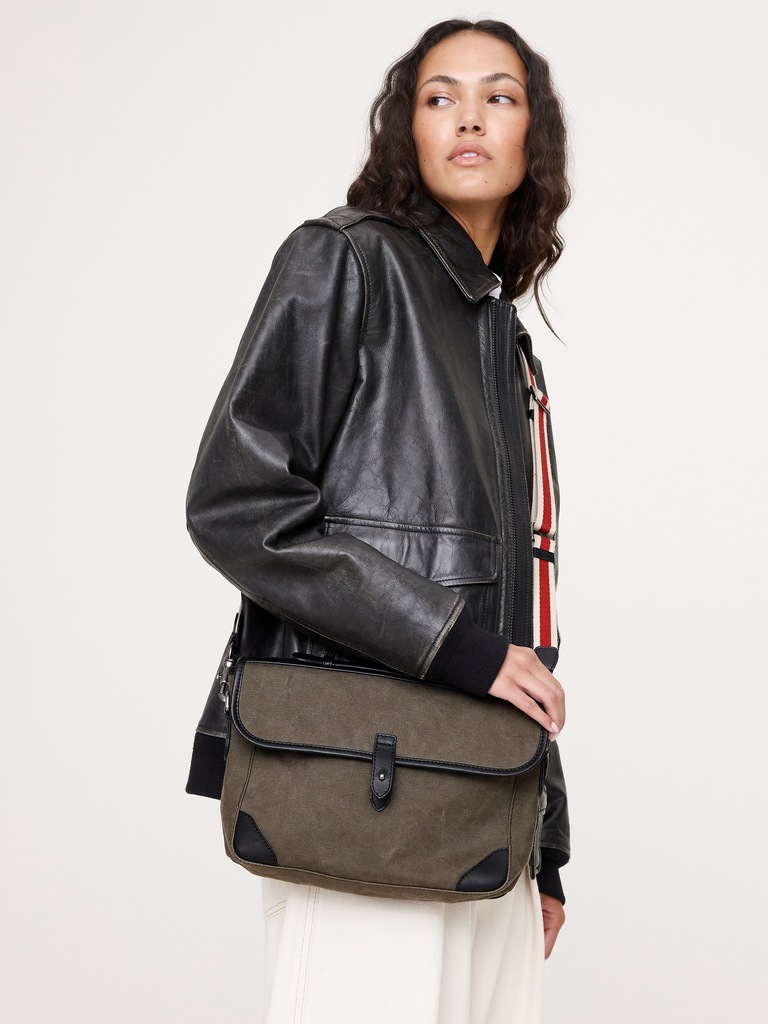 Canvas & Leather Camera Bag