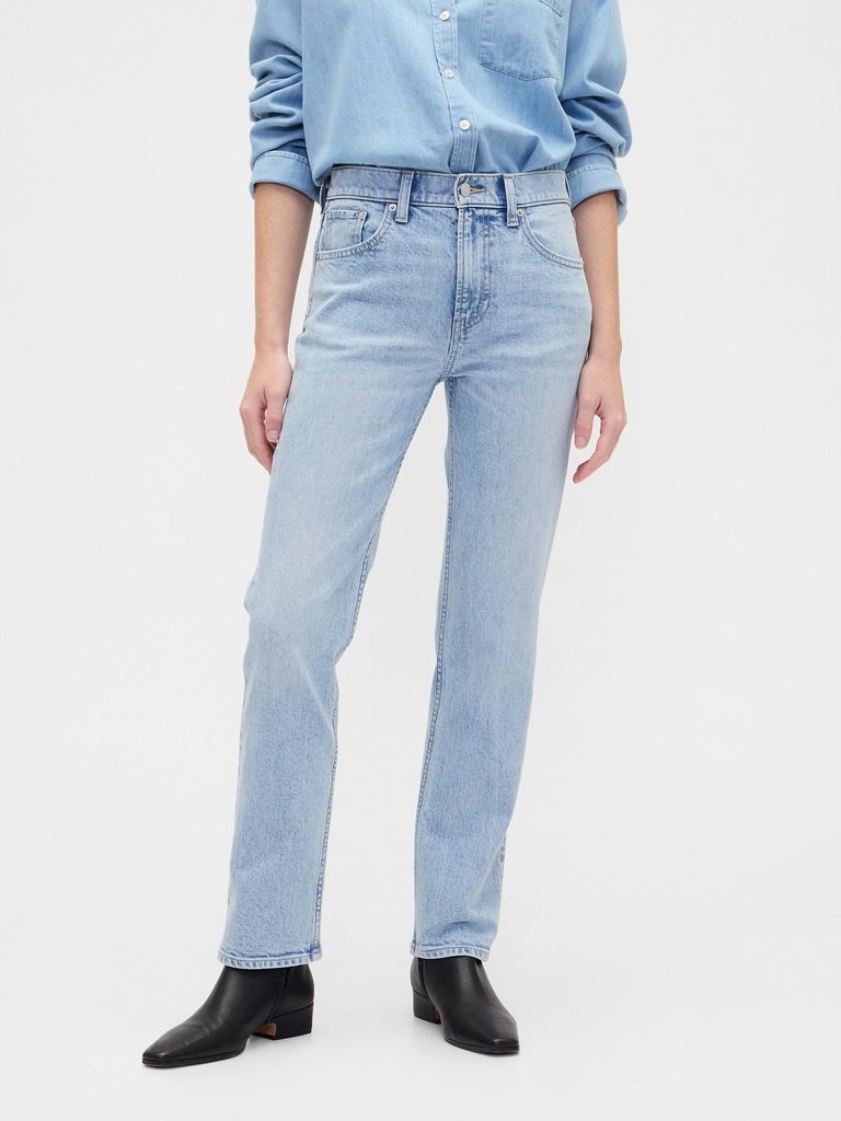 High Rise '90s Straight Jeans