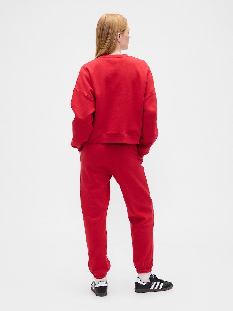 Relaxed Wedge Crewneck Sweatshirt