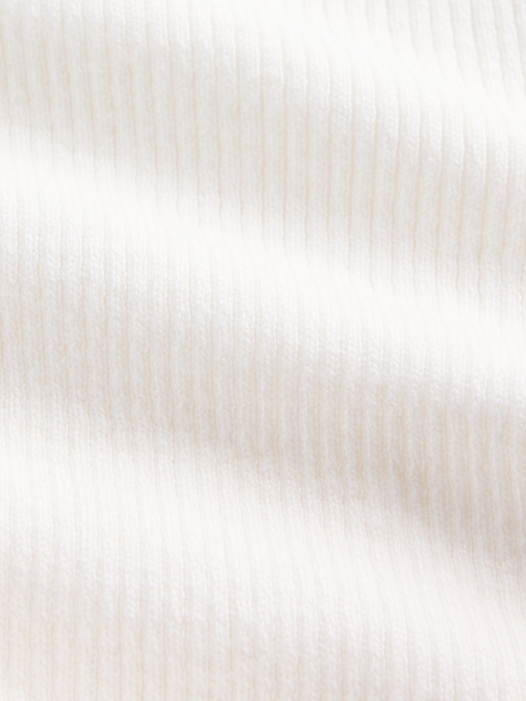 Ribbed Off-Shoulder Sweater