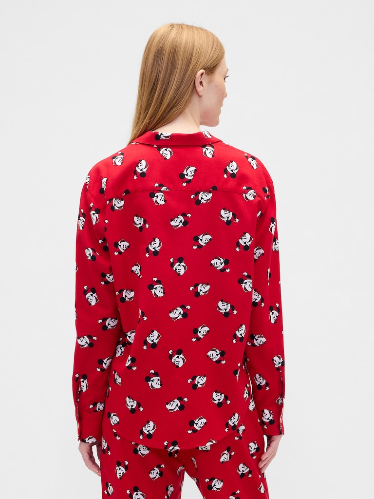 Gap × Disney Relaxed Flannel PJ Shirt