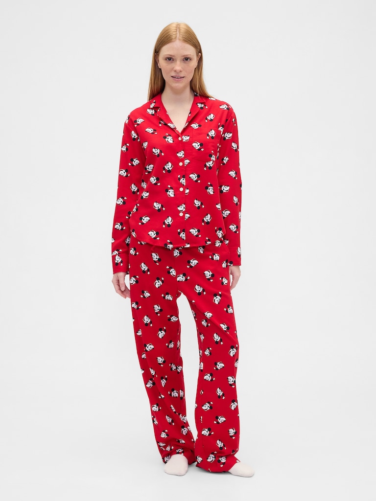 Gap × Disney Relaxed Flannel PJ Shirt