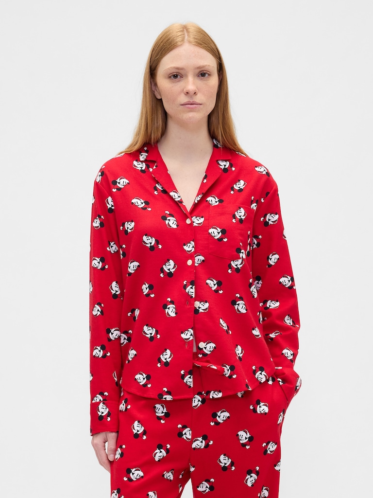 Gap × Disney Relaxed Flannel PJ Shirt