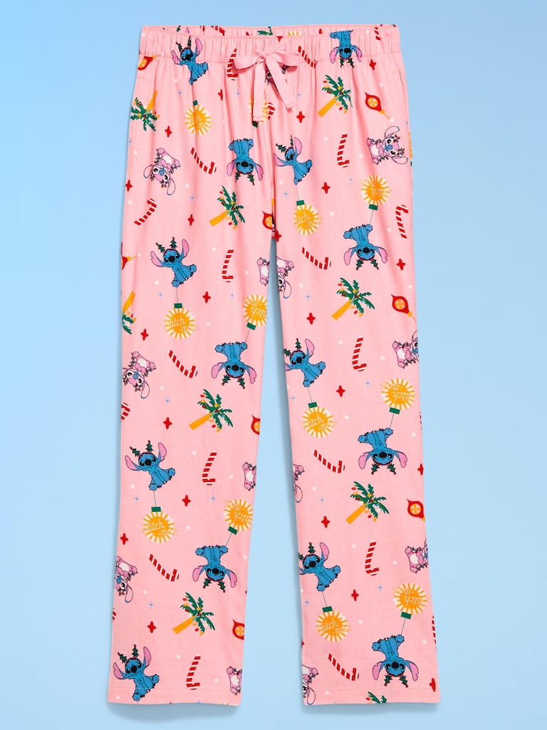 Old Navy x Disney Mid-Rise Printed Flannel Pajama Pants for Women