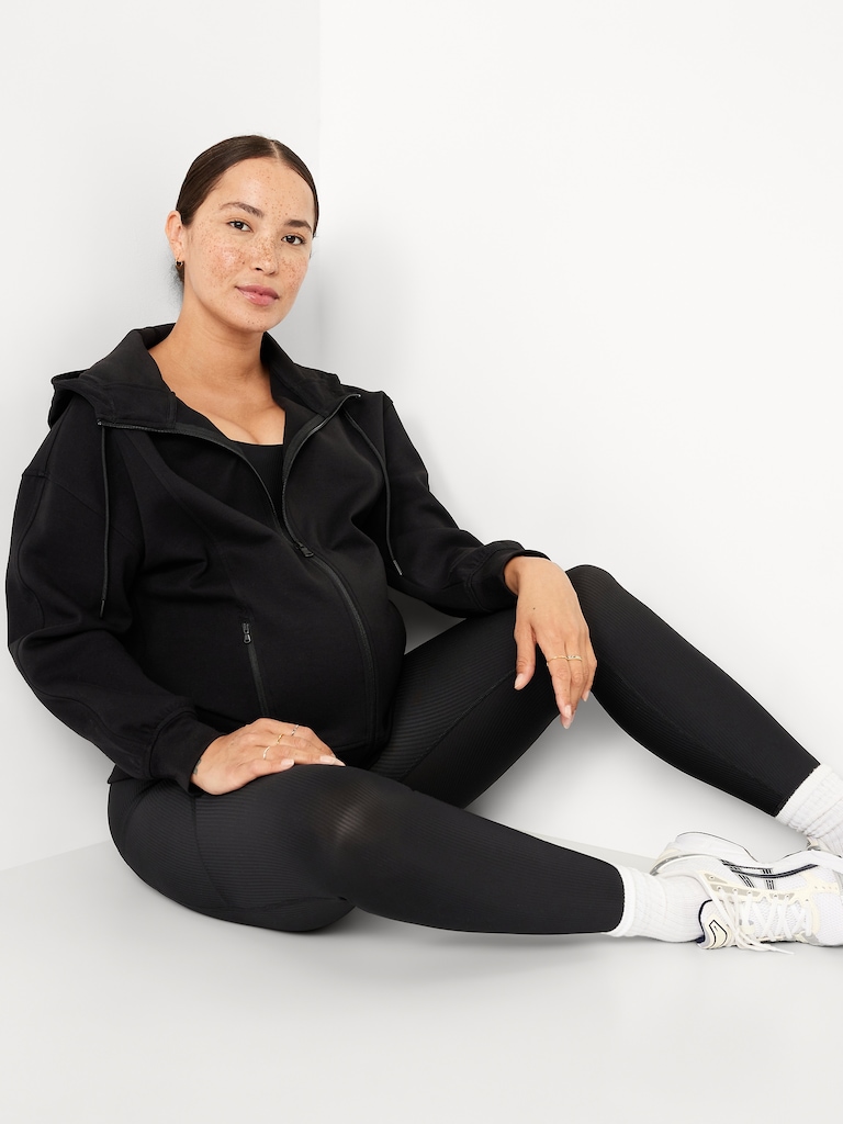 Maternity Dynamic Fleece Full-Zip Hoodie