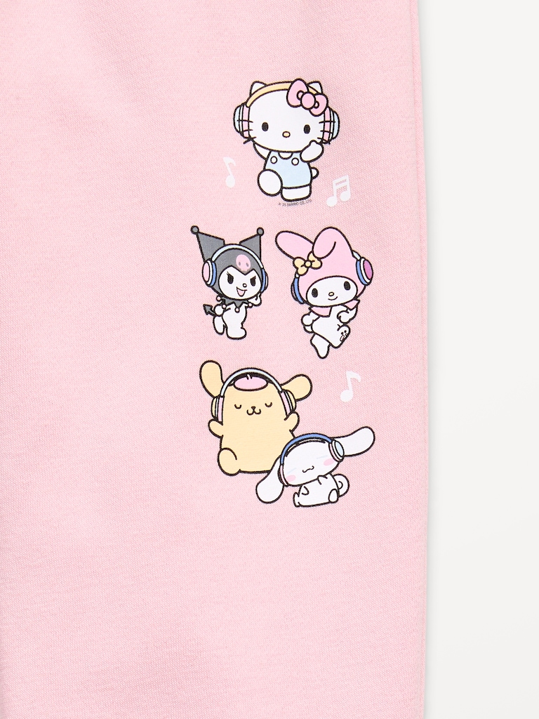 Hello Kitty® High-Waisted Graphic Jogger Sweatpants for Girls