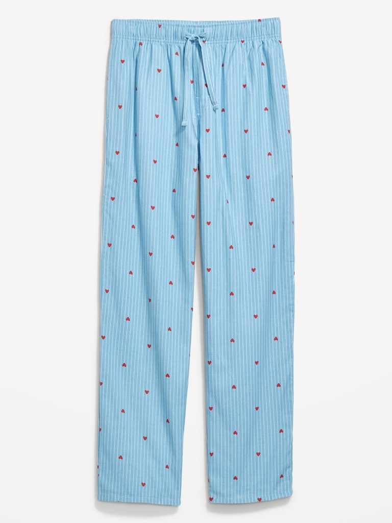Printed Flannel Pajama Pants for Men
