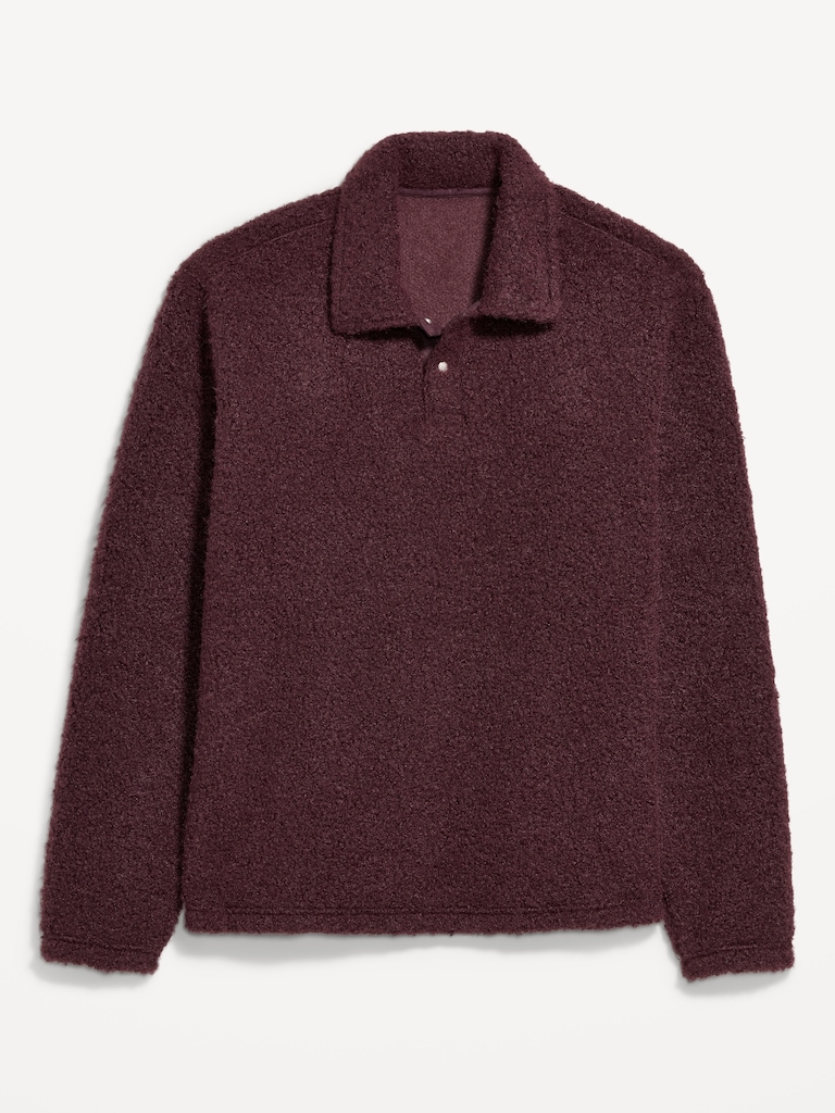 Bouclé Sherpa Polo