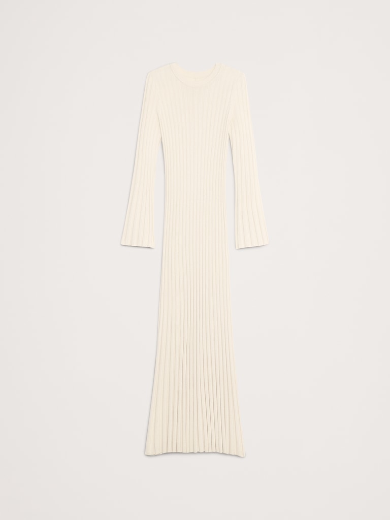 Sculpted Ribbed Maxi Dress