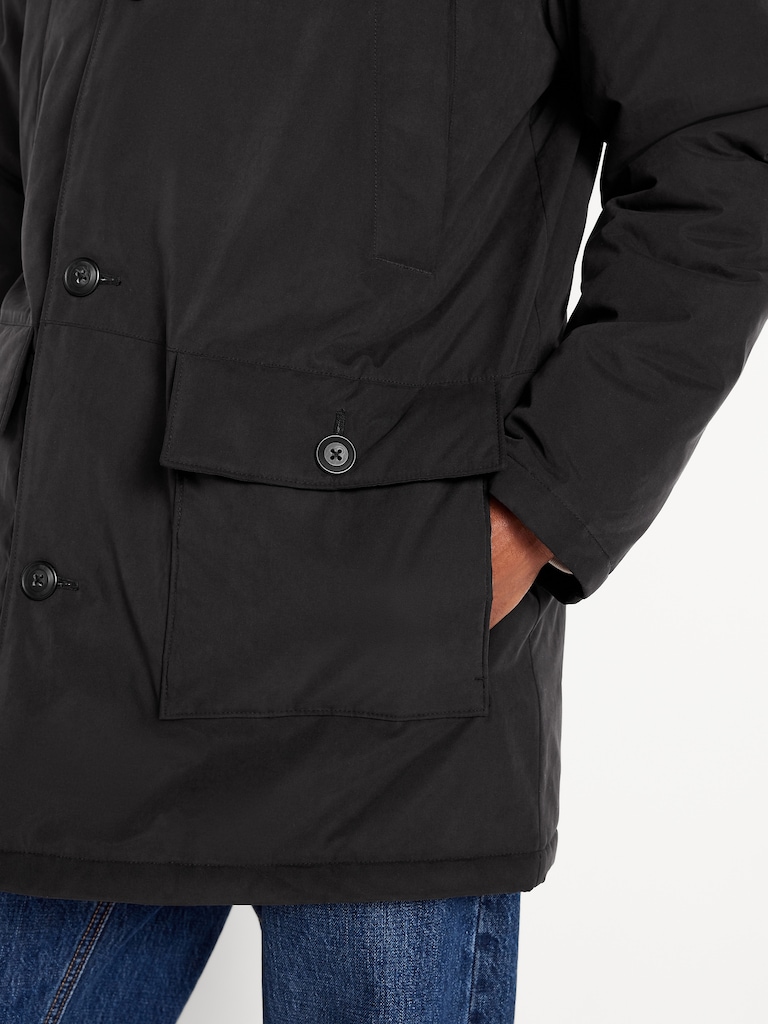 Water-Resistant Relaxed Utility Jacket