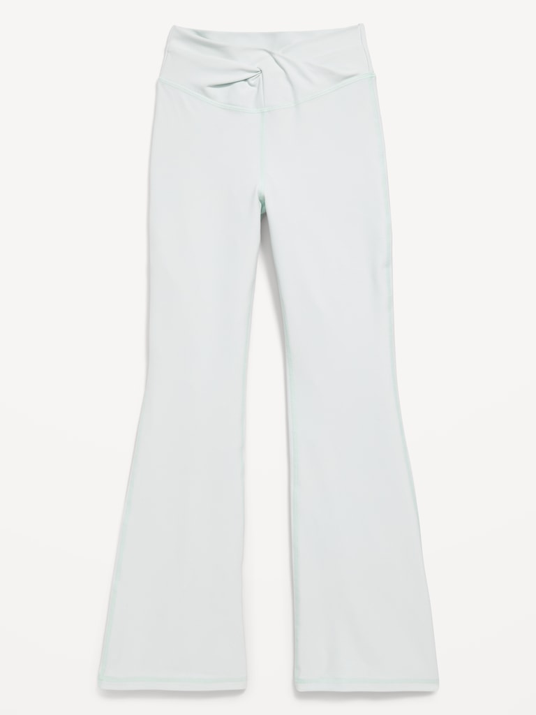 High-Waisted PowerSoft Twist-Front Flare Leggings for Girls