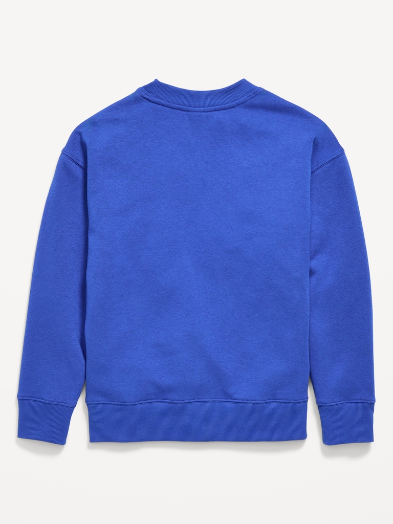 NBA© Golden State Warriors© Oversized Gender-Neutral Sweatshirt for Kids