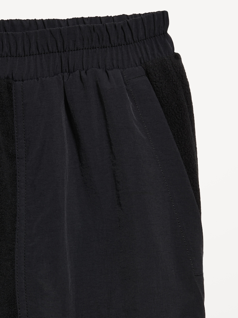 Loose Microfleece Utility Joggers