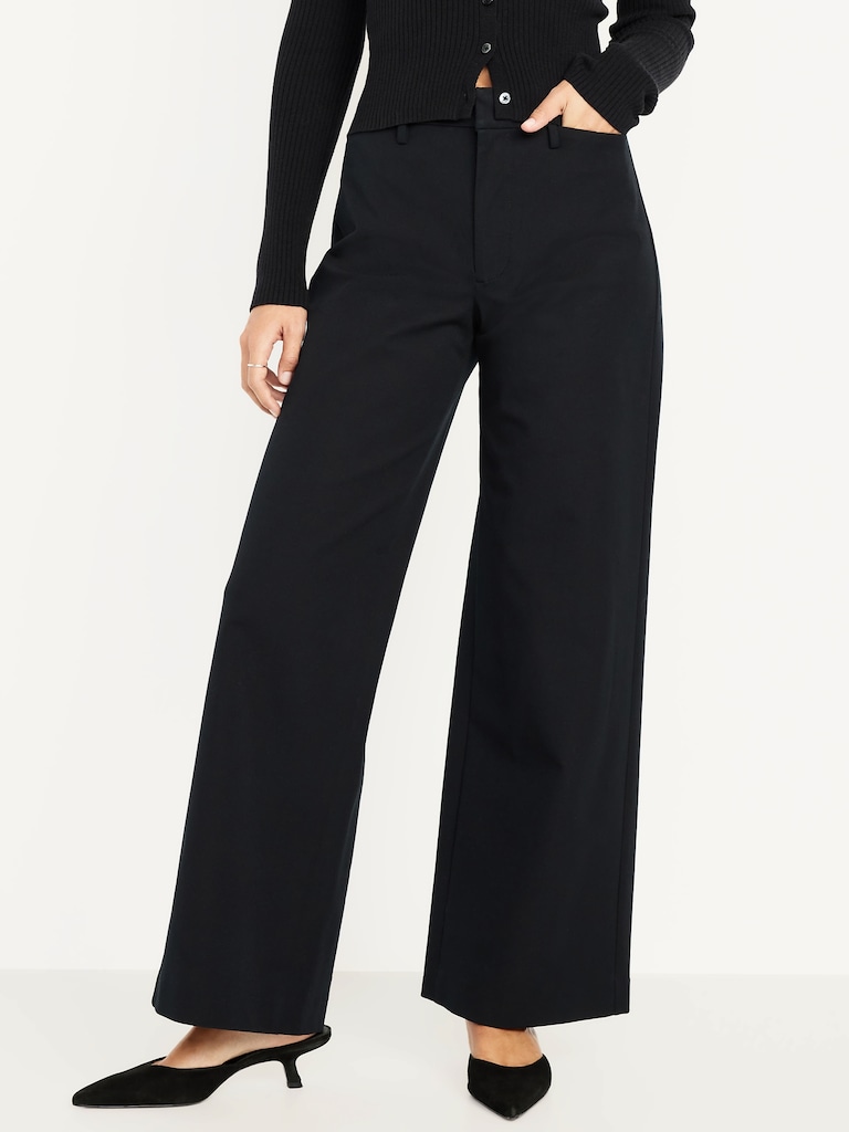 High-Waisted Pixie Super Wide-Leg Pants