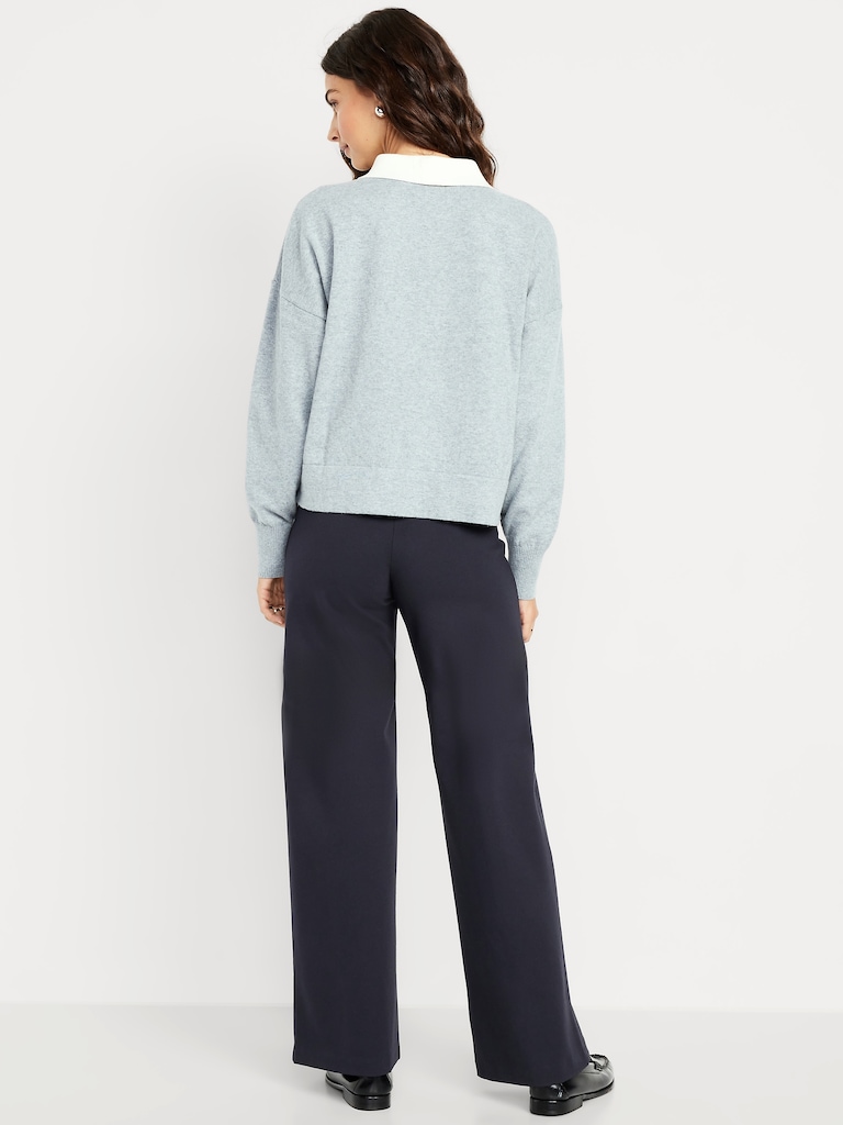 Extra High-Waisted Stevie Wide-Leg Pants