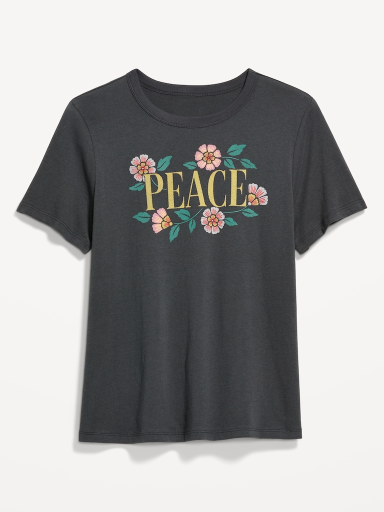 EveryWear Crew-Neck Graphic T-Shirt