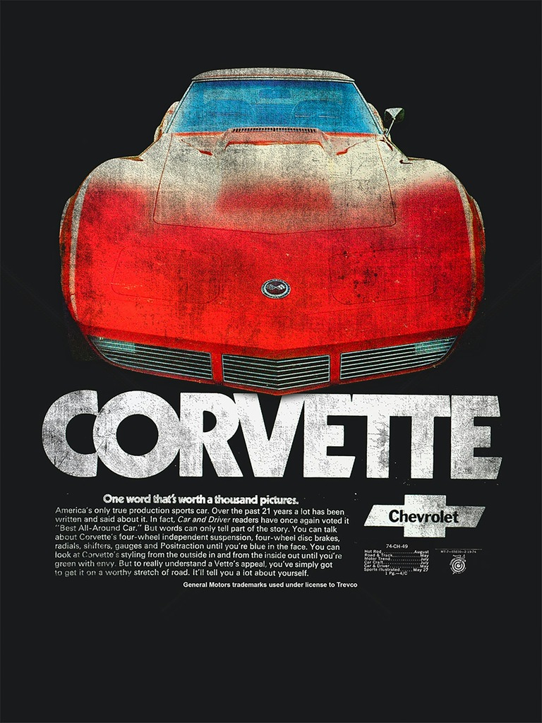 Chevrolet Corvette Graphic T-Shirt for Kids