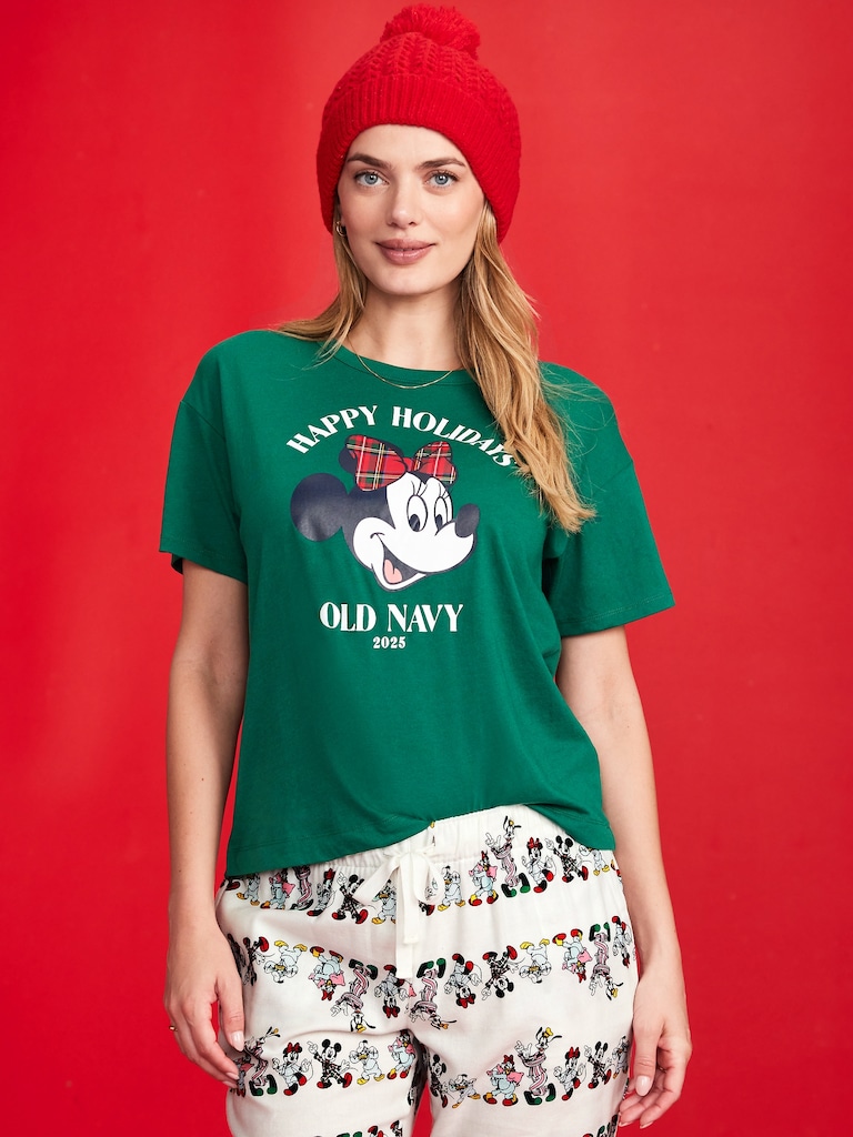 Old Navy x Disney Logo-Graphic T-Shirt for Women