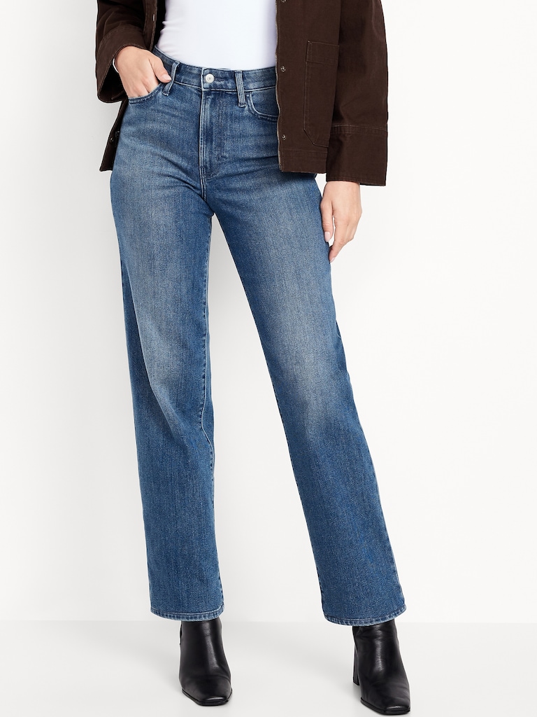 High-Waisted Wow Loose Jeans