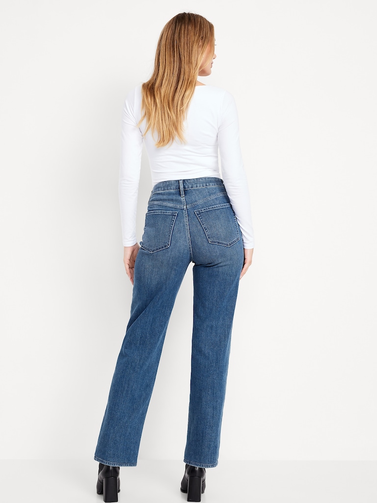 High-Waisted Wow Loose Jeans