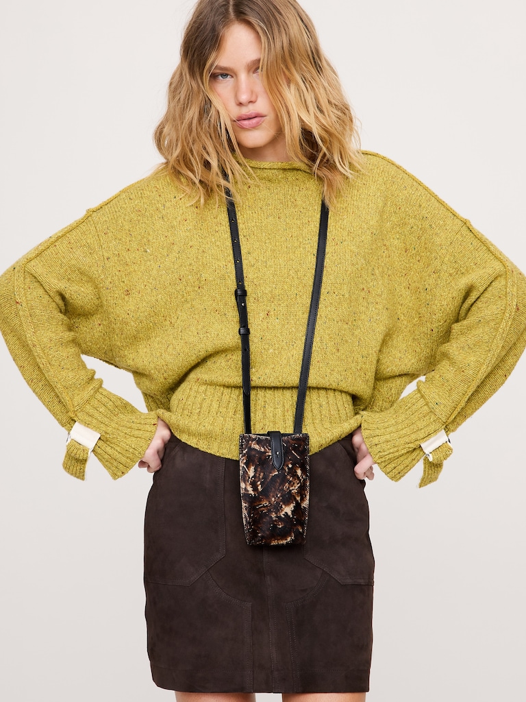 Italian Leather Crossbody Pouch