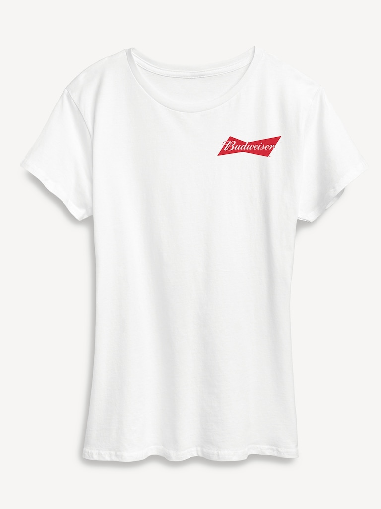 Budweiser Retro Logo Short Sleeve Graphic T-Shirt