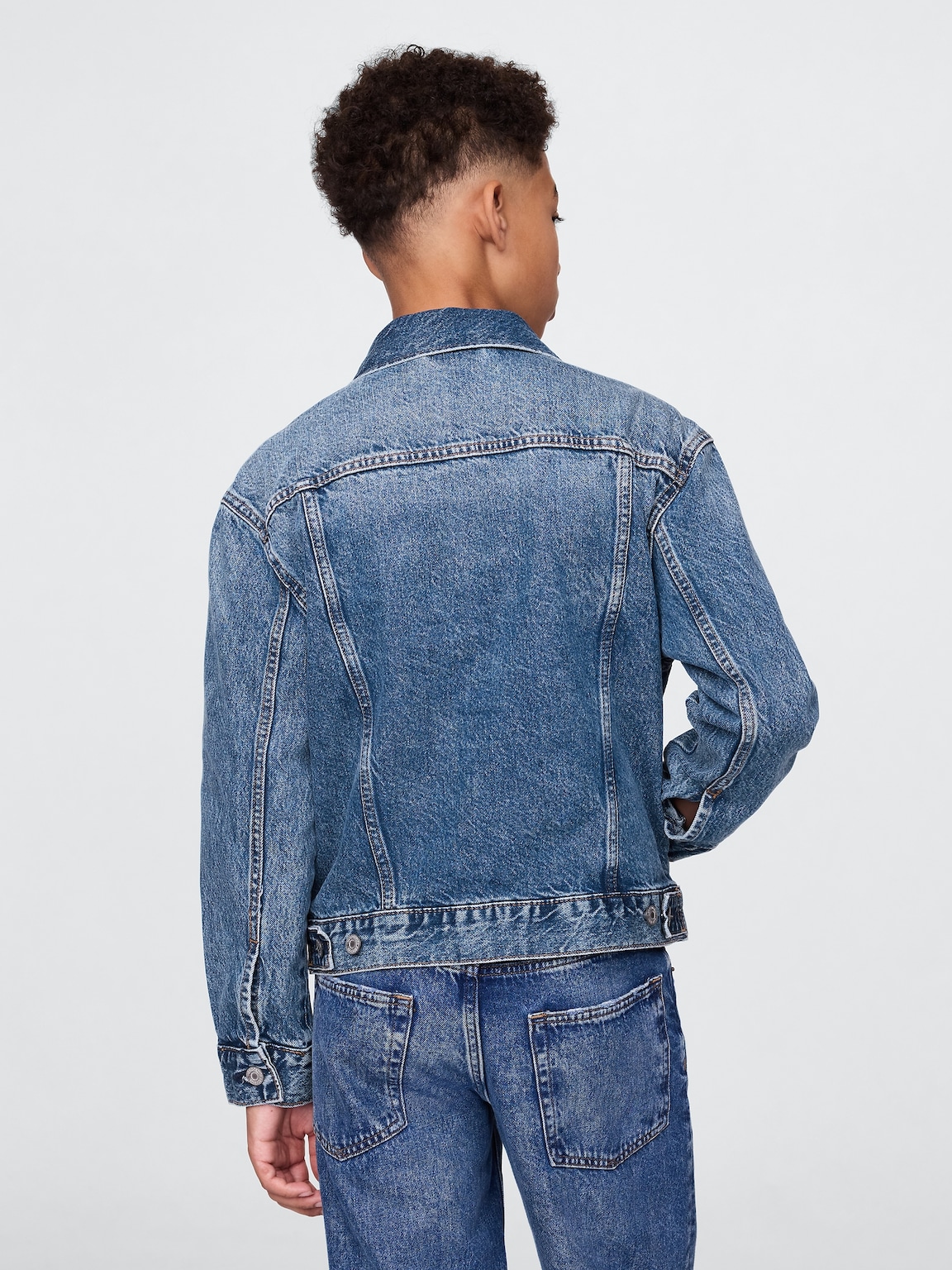 Kids Organic Cotton Icon Denim Jacket