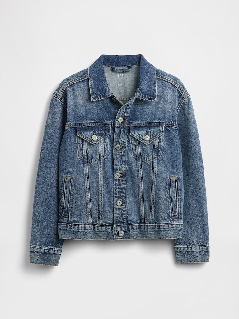 Kids Organic Cotton Icon Denim Jacket