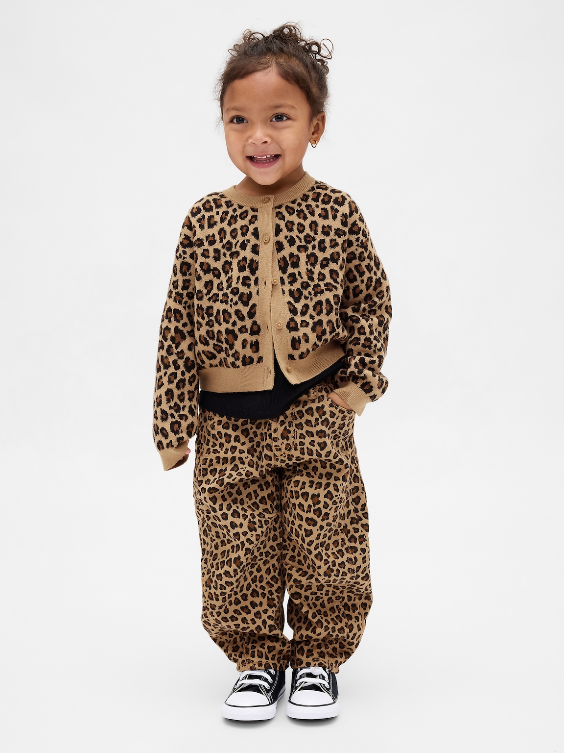 Baby & Toddler Leopard Horseshoe Jeans