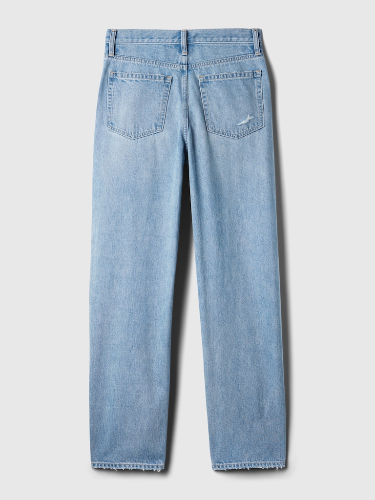 High Rise Barrel Jeans