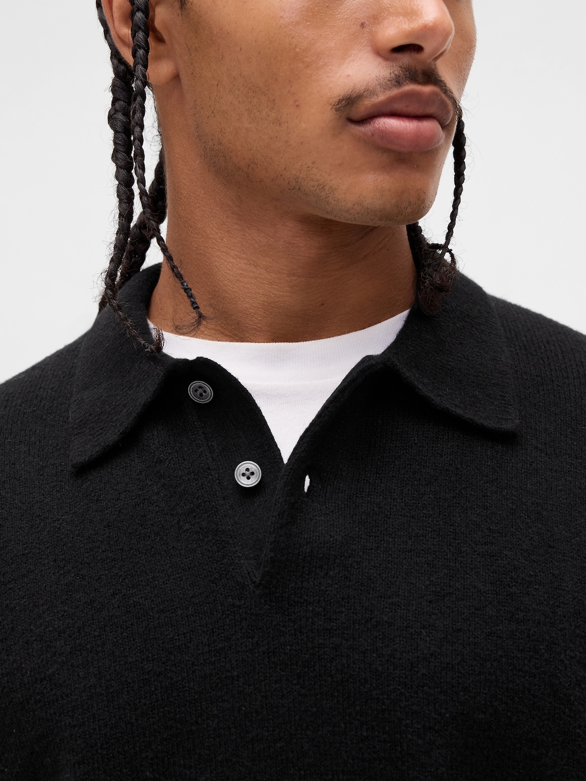 CashSoft Relaxed Polo Sweater