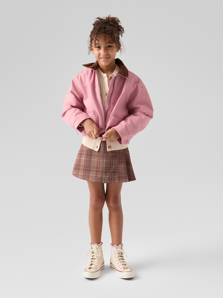 Kids Pull-On Pleated Skort
