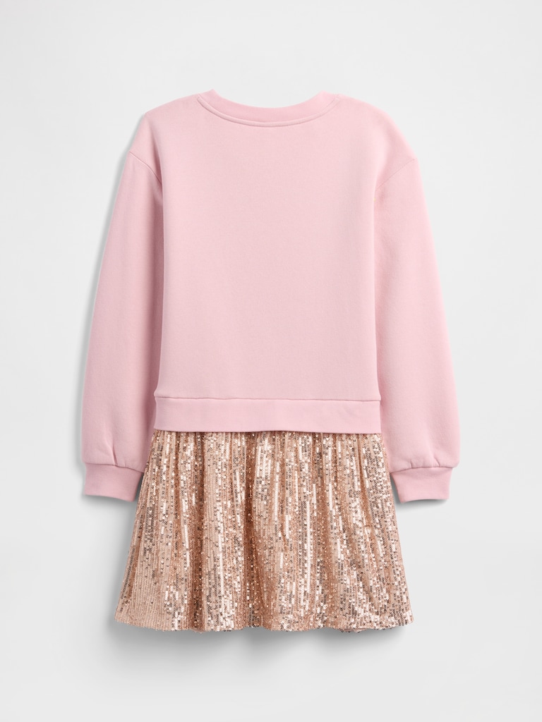 Kids Oversized Sweatshirt Dress