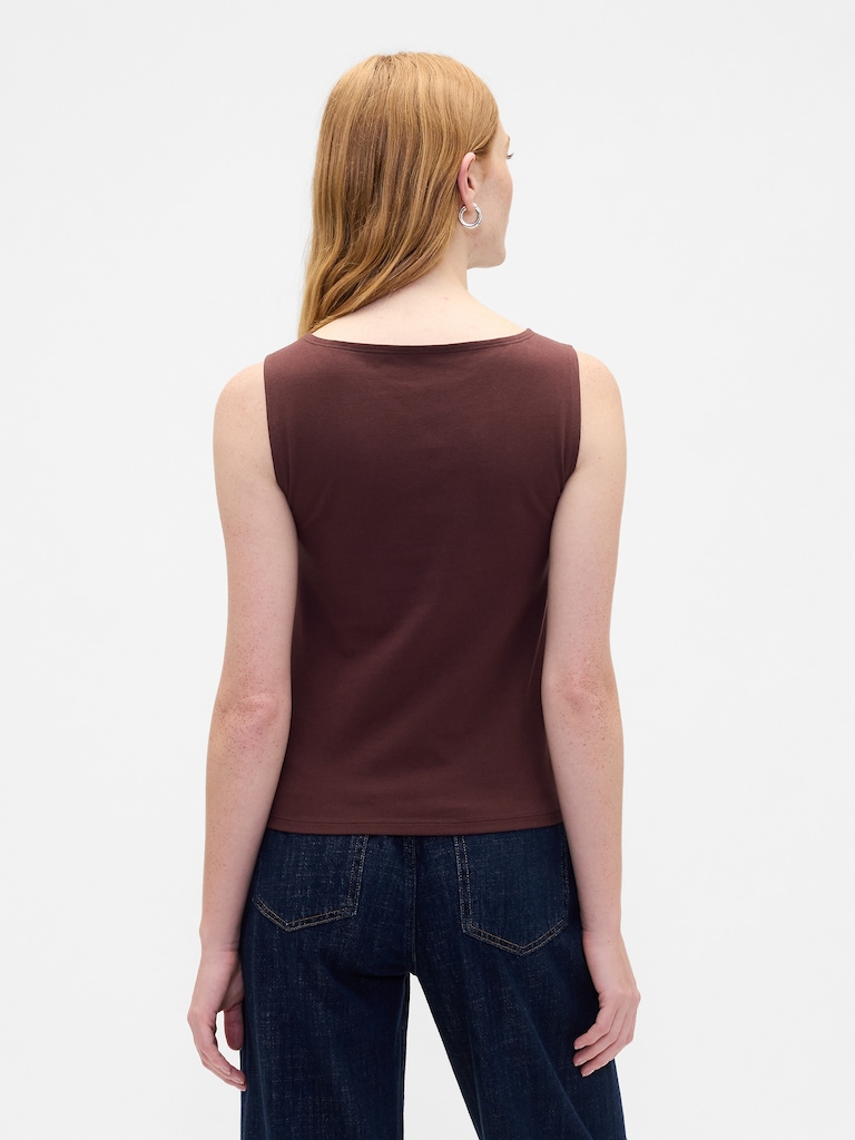 Boatneck Tank Top