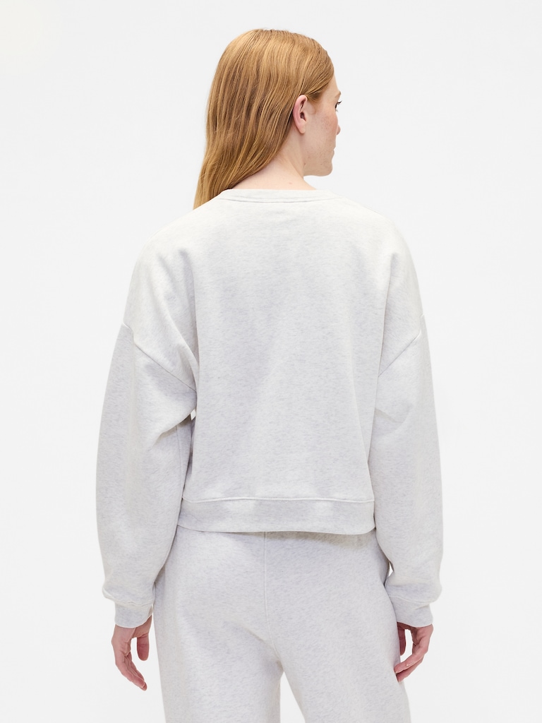 Oversized Holiday Graphic Sweatshirt