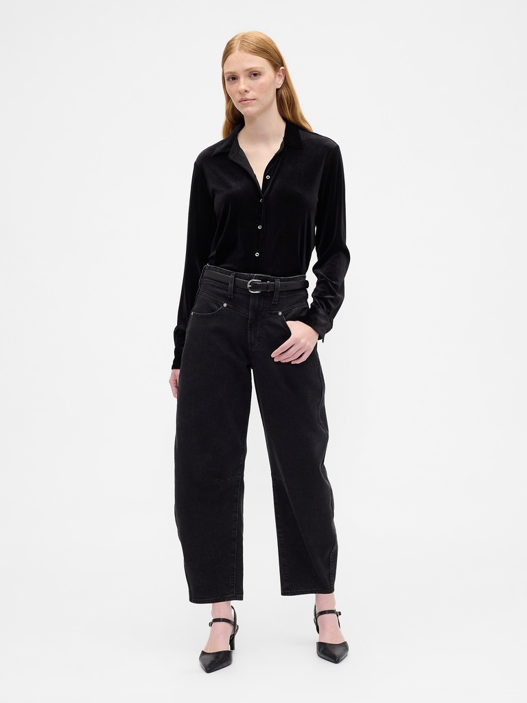 Recycled Velour Easy Shirt