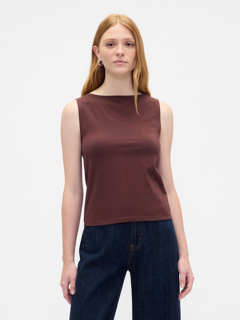 Boatneck Tank Top