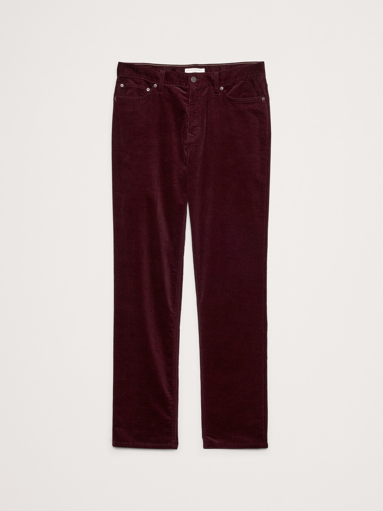 Straight Stretch-Corduroy Traveler Pant