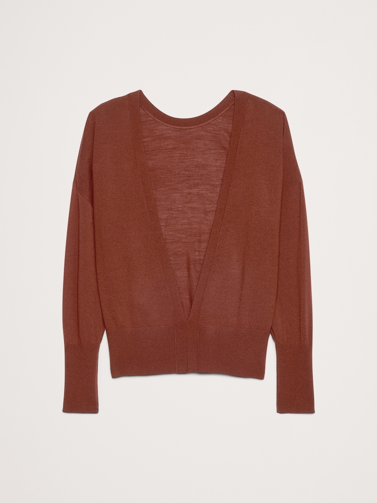 Merino Backless Sweater